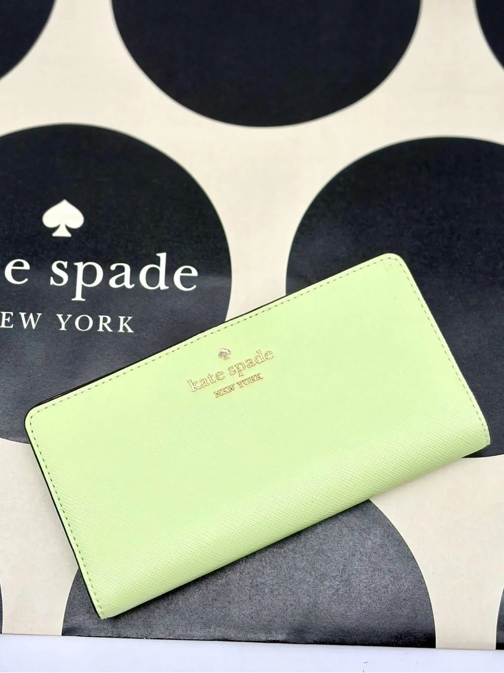 Kate Spade Madison Large Slim Wallet Leather
